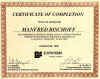 E-Systems Certificate 1992